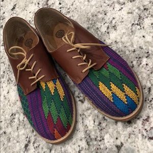 BOHO Tribal Print Mexican Artisan Loafers